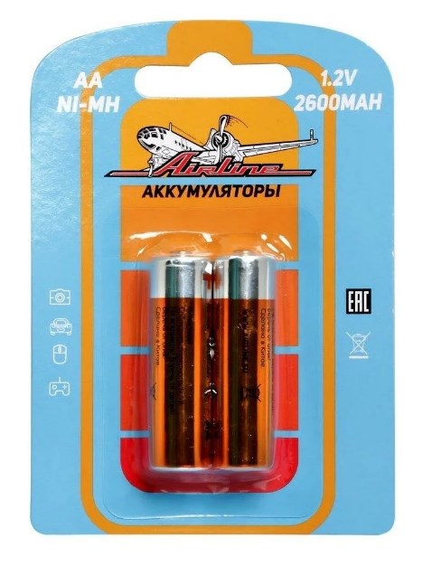 Батарейка AirLine AA-26-02 2600 mAh