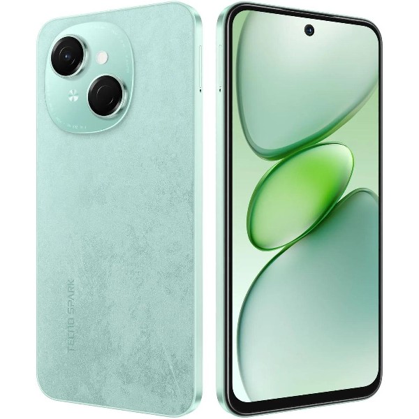 Мобильный телефон Tecno Spark Go 1 2024 Android 4/64 Гб зеленый KL4 64+4 MAGIC SKIN GREEN