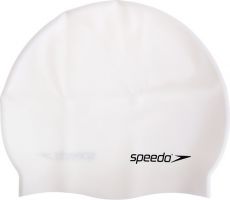 Шапочка для плавания Speedo Plain Flat Silicone Cap Jr White