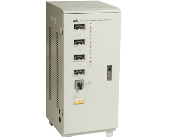 Стабилизатор напряжения Iek СНИ3-7,5 кВА серый